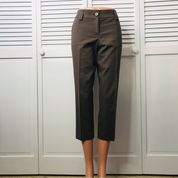 LOFT Pants - ANN TAYLOR LOFT Light Brown Marisa Cropped Pants Size 6